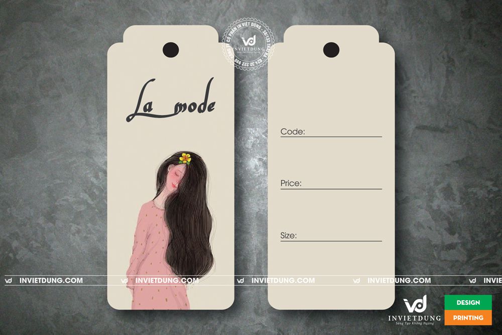 in mác áo cho Shop thời trang La mode Linen