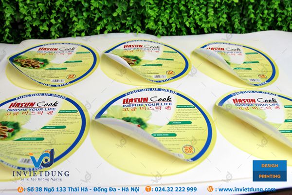 In tem nhãn dán bao bì chất lượng nhất