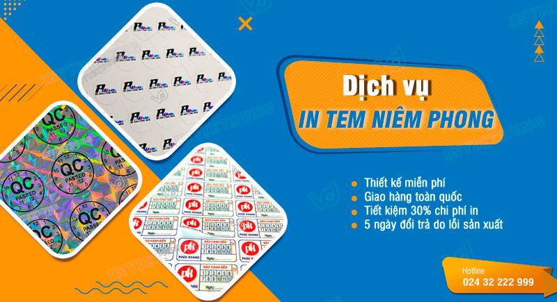 Dịch vụ in tem niêm phong đẹp và uy tín tại Hà Nội