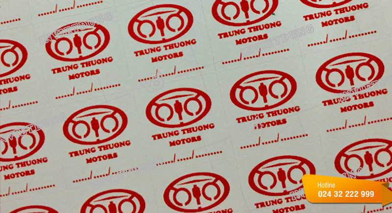 Tem niêm phong dạng vỡ cho cửa hàng Trung Thuong Motors