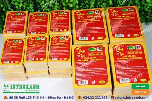 In nhãn mác chai lọ đẹp và ấn tượng