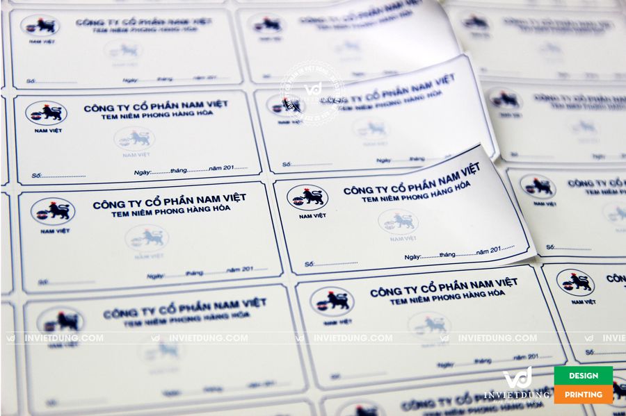 Lưu ý khi in tem niêm phong cho doanh nghiệp
