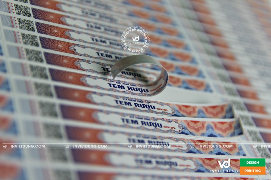 In tem nhãn rượu chất lượng