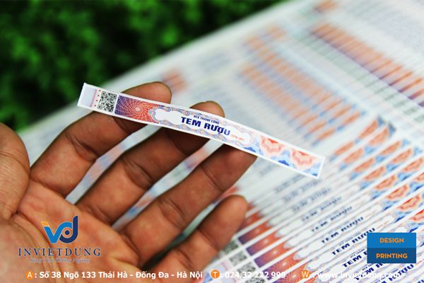 In tem nhãn rượu giá rẻ tại Hà Nội