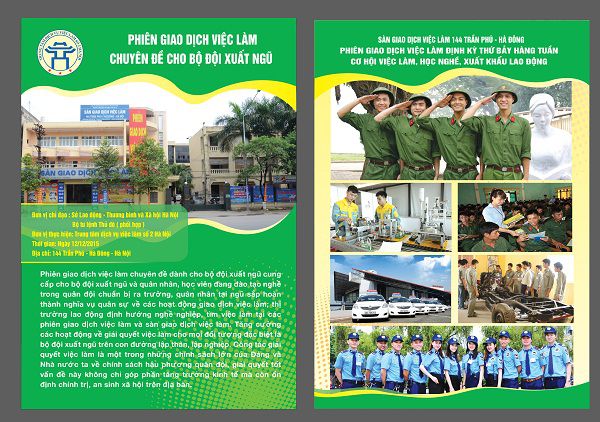 In tờ rơi giao dịch việc làm