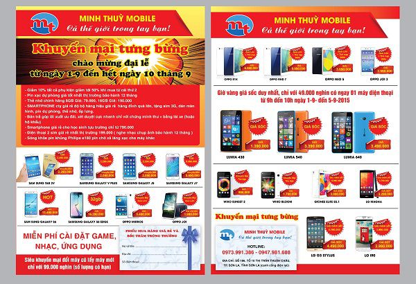 In tờ rơi tại Thanh Xuân giá rẻ