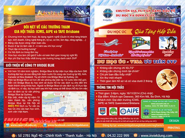 Tờ rơi du học Australia Tờ rơi du học Autralia