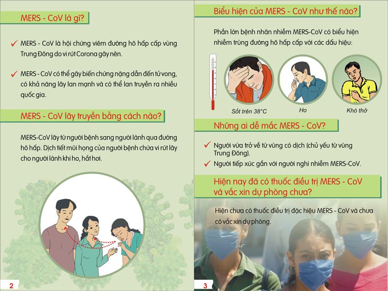 tờ rơi phòng bệnh Mers-CoV
