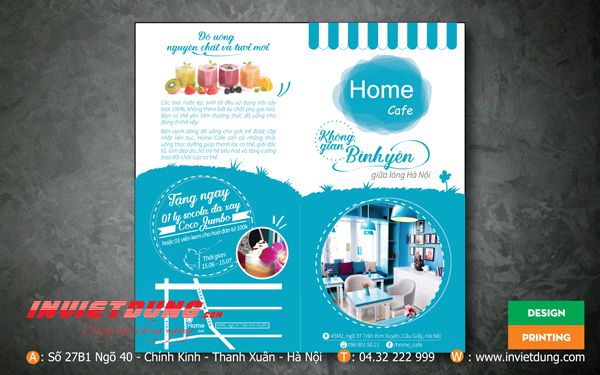 Tờ rơi quảng cáo cafe
