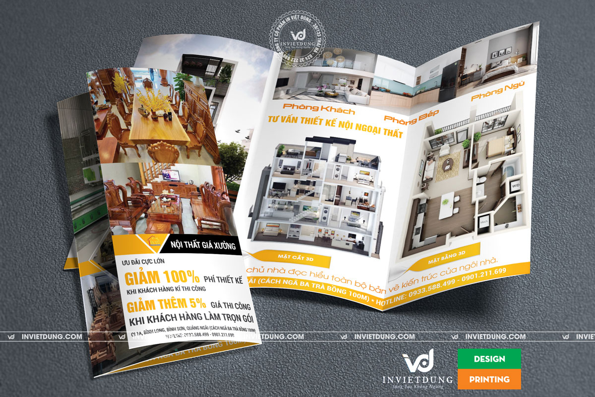 In tờ rơi nội thất đẹp giá rẻ