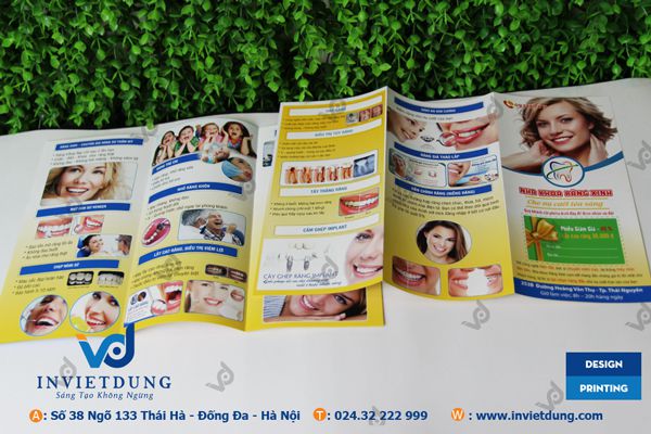 Mẫu tờ rơi nha khoa đẹp