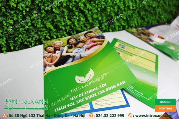 Mẫu tờ rơi nhà thuốc đẹp