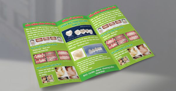 Mẫu tờ rơi nha khoa đẹp