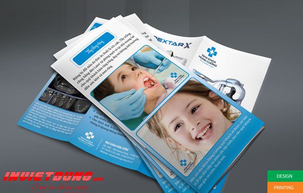 Mẫu tờ rơi nha khoa đẹp ấn tượng
