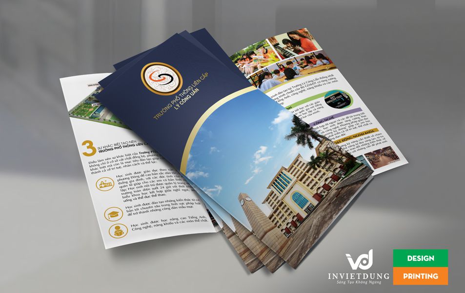 Tờ rơi tuyền sinh của trường phổ thông liên cấp
