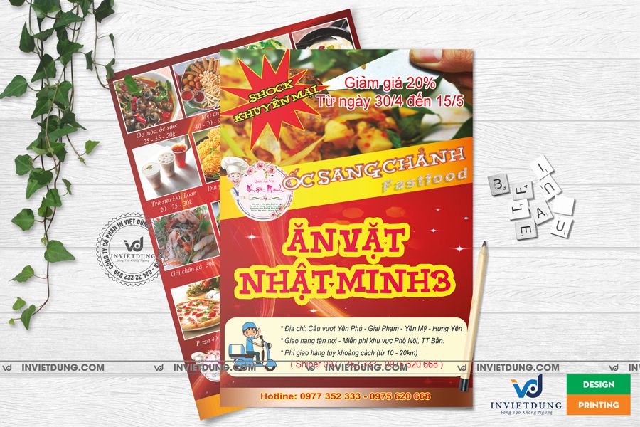 Dịch vụ in ấn tờ rơi A5 uy tín