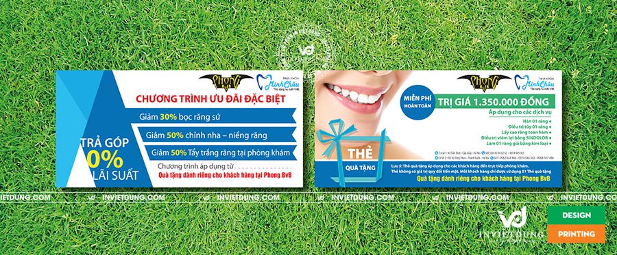 Mẫu tờ rơi nha khoa, phòng khám răng hàm mặt đẹp