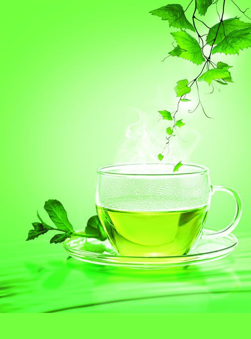 Mẫu Poster trà xanh đẹp - ấn tượng