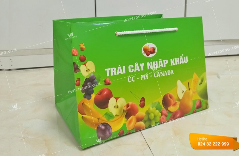 Thiết kế in ấn độc đáo ấn tượng với mẫu túi đựng rau củ quả