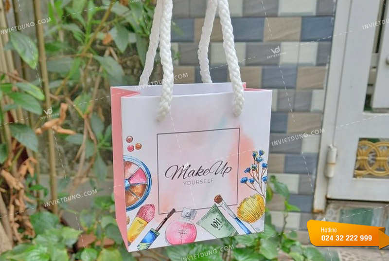 Mẫu túi giấy mini đựng mỹ phẩm