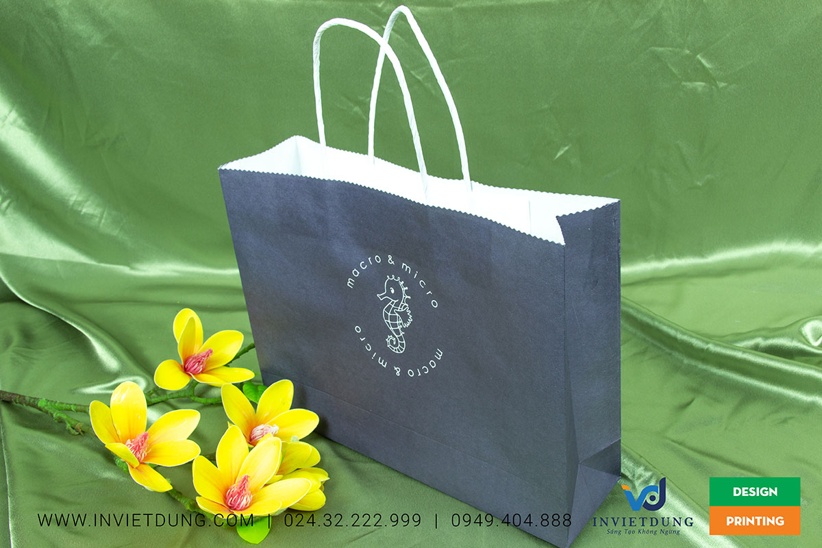 In túi giấy đựng quần áo số lượng ít giá rẻ tại Hà Nội