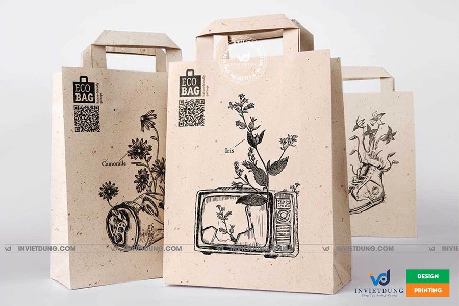 Xu hướng in túi giấy tái chế đang được ưa chuộng hiện nay