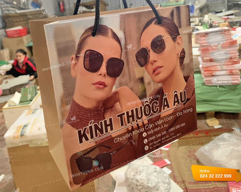 Mẫu kính thuốc Á Âu đẹp do In Việt Dũng thiết kế và in ấn