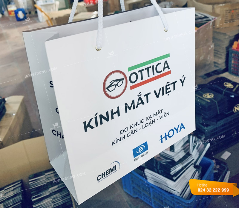 Túi xách giấy đựng kính mắt Việt Ý đẹp ấn tượng