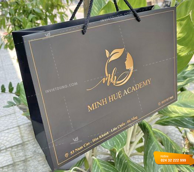 Bao túi túi giấy viện thẩm mỹ Minh Huệ Academy