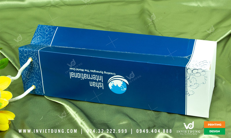Mẫu túi giấy công ty Ishan International