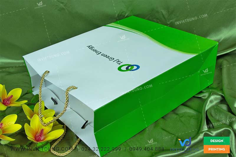 Mẫu túi giấy Công ty T&J Green Energy