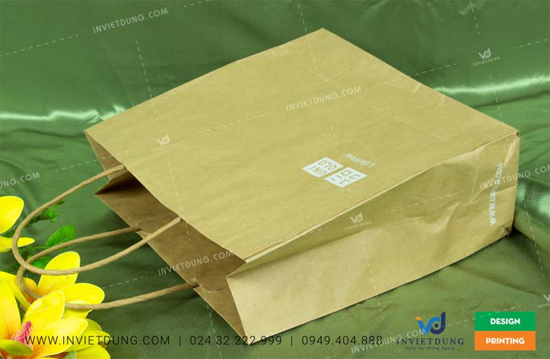 Mẫu túi giấy đựng ấn phẩm Lifewear