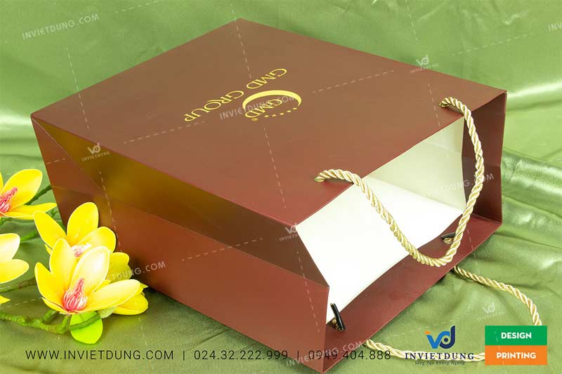 Mẫu túi giấy cao cấp được làm từ giấy mỹ thuật cho tập đoàn GMD Group