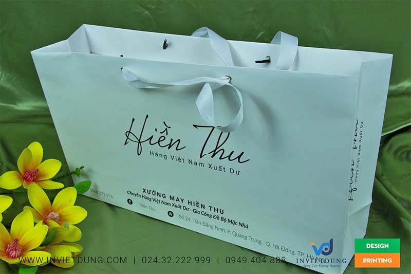 Mẫu túi giấy xưởng may Hiền Thu
