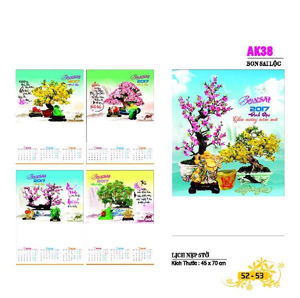 In lịch tết tại Bắc Từ Liêm