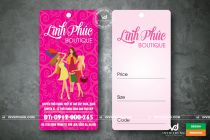 Mẫu thẻ tag quần áo Linh Phúc Boutique