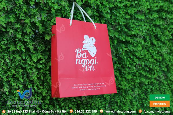 Mẫu túi giấy đẹp Bangoai.vn