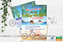 Mẫu tờ rơi dạy học bơi đẹp