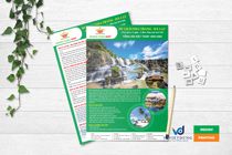 Mẫu tờ rơi quảng cáo tour du lịch đẹp