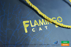 Mẫu túi giấy đựng quà tặng Flamingo Cát Bà