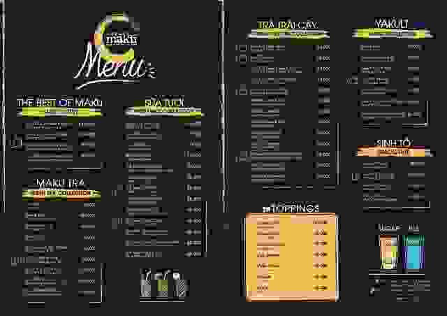 Báo giá thiết kế in mẫu in menu trà sữa trà sữa đẹp uy tín nhất
