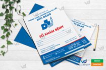 Mẫu sổ khám bệnh phòng khám tư nhân đẹp