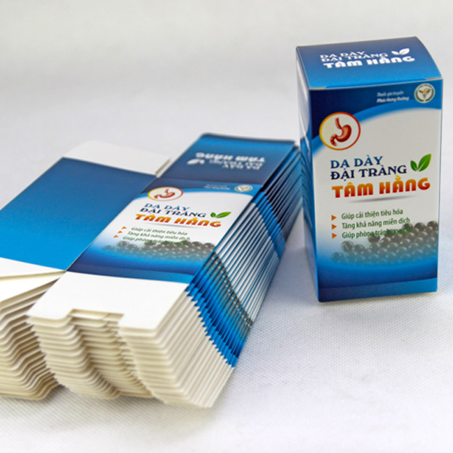 Mẫu hộp đựng thuốc dạ dày đại tràng Tâm Hằng
