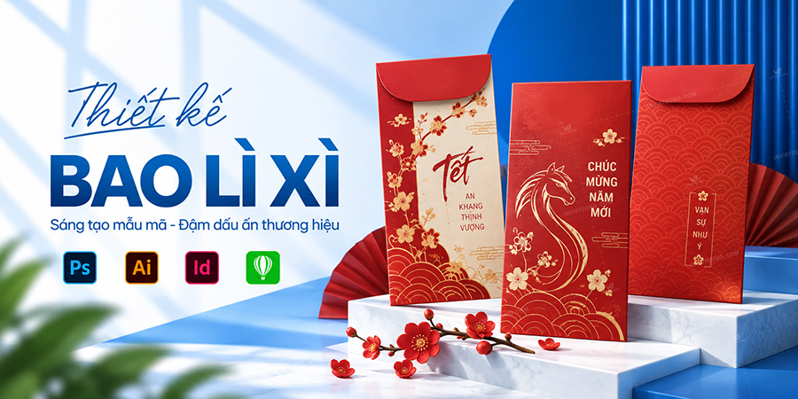 Top 7 thiết kế bao lì xì cho mọi ngành nghề