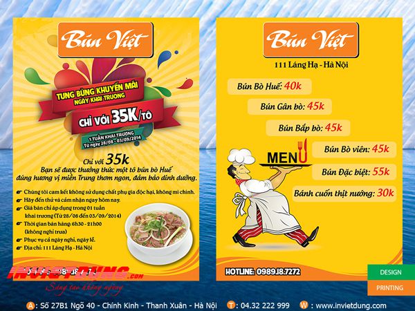 Thiết kế tờ rơi đẹp và chuyên nghiệp