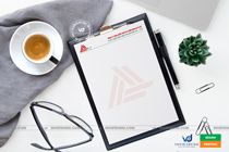 In giấy tiêu đề thư (letterhead) công ty kiểm toán & tư vấn đầu tư
