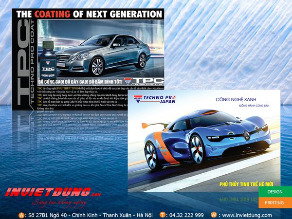 Mẫu tờ rơi A5 oto đẹp